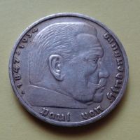 5 рейхсмарок 1936 года А (без св.) (000044)