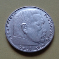 2 рейхсмарки 1939 года D (000083)
